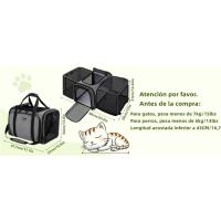 Transportin Gato Perro Pequeño Extensible