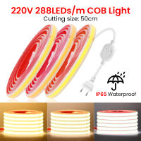 GAHADA Luz de Tira LED Adhesiva Impermeable IP65, Flexible, 288LEDs/m, Enchufe de Energía Europea - details 0