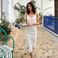 BUNO-Conjuntos de vestidos para mujer, 2 piezas, sin mangas, Tops cortos sexys, conjunto de falda, nuevo Y2K, dulce, lindo, elegante y elegante, traje de fiesta y playa para mujer - details 4