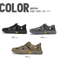 Nuevo desgaste exterior hueco casual bolsa cabeza zapatos de vadear de los hombres zapatillas deportivas - details 3