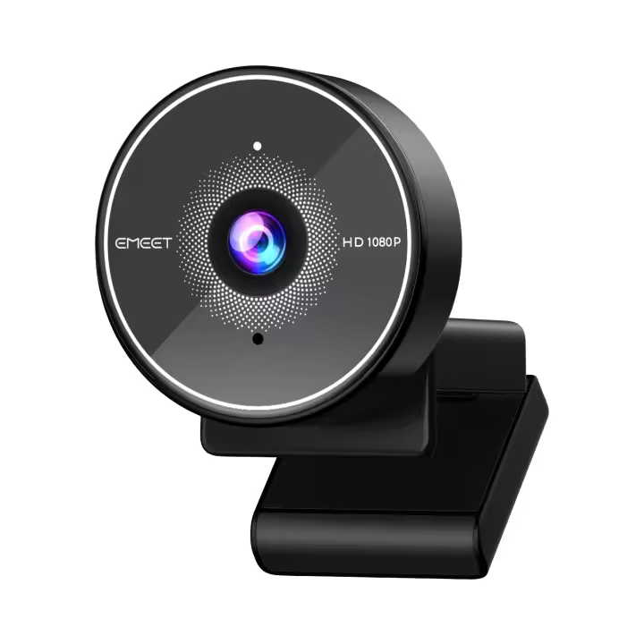 Cámara Web con micrófono y cancelación de ruido, Webcam 1080P, EMEET C955, USB, PC, para ordenador, reuniones, clases en línea, YouTube - 1