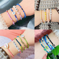 Kit DE FABRICACIÓN de pulseras de Cuentas pequeñas con textura brillante resistente a la corrosión para decoraciones, accesorios de ropa - details 1
