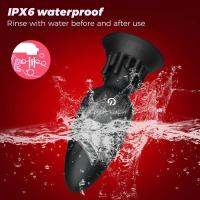 Vibrador con control remoto giratorio de 360°, tapón anal de silicona, masajeador de próstata, dilatador, juguetes sexuales para hombres. - details 5