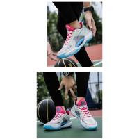 Nuevos zapatos de baloncesto reales ultraligeros V2 de moda que absorben los golpes y son resistentes al desgaste, zapatillas deportivas antideslizantes de combate real de entrenamiento - details 18