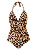 Trajes de Baño de Una Pieza para Mujer, Bañador elegante, Reductor, Halter, Playa, Verano, Push Up, Aprieta Barriga, Tankinis - details 12