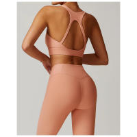 Top de Yoga con Espalda Abierta para Mujeres Sports Bra Deportivo Transpirable con Corte Trasero - details 8