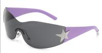 Nuevas gafas de sol Y2K Millennial Hottie Gafas de sol de aviador de una pieza Gafas de pentagrama - details 5