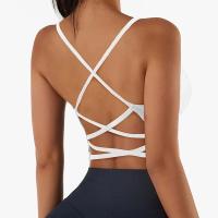 Sujetador deportivo con tiras cruzadas para mujer - details 2