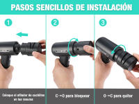 HAUSHOF Juego de Cepillo de Limpieza Eléctrico de 7,2 V, Cepillo Limpieza Hogar Recargable, con 7 Cabezales de Cepillo, 1 Afilador y Base, IPX6 Imperable, para Cocina, Ventana, Fregadero, etc. - details 3