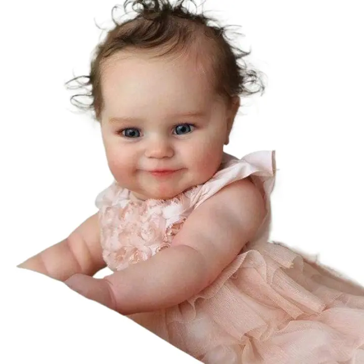 Muñeca De Bebé Reborn Realista De 50 CM Con Piel Pintada En 3D - 1
