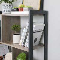 Estantería de 4 Niveles Gran Almacenamiento de Salón Estilo Industrial Fácil Montaje Marco de Acero - details 4