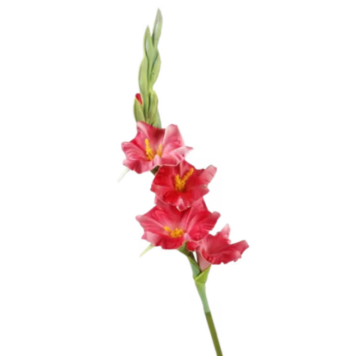 Ramas de gladiolo artificiales de PU, arte Floral de tacto Real, simulación de flor de gladiolo, flores falsas hechas a mano, decoración de dormitorio - 1