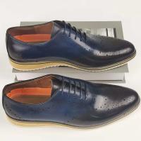 Zapatos de hombre completos de nuevo diseño de moda Oxford de piel de vaca de capa superior - details 16