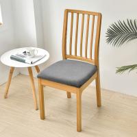Coolazy-Fundas de Asiento de Comedor, Funda de Cojín de Asiento de Silla Elástica para Comedor Extraíble - details 5