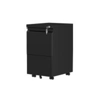 Cajonera de Oficina Móvil de Metal con Ruedas 2 Cajones con Cerradura y Llave para Carta/A4 - details 13
