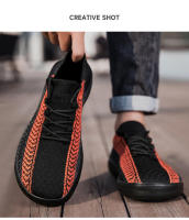 Zapatos descalzos minimalistas anchos transpirables de malla de primavera para hombre, calcetines de caída cero, zapatos deportivos informales para estudiantes al aire libre - details 14