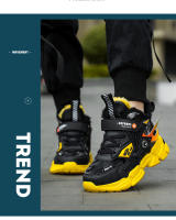 Zapatos Deportivos antideslizantes para niños, botines de nieve para exteriores, zapatillas cálidas impermeables, zapatos casuales de algodón de alta calidad para niños, Invierno - details 19