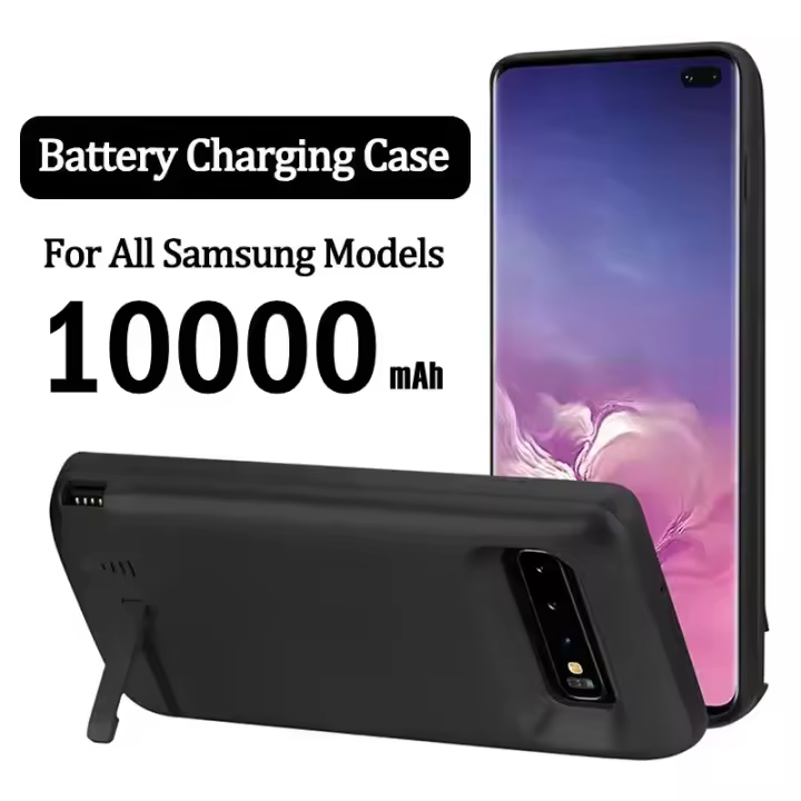 Funda Cargador De Batería 10000mAh Para Samsung Galaxy S8/9/10/20/21/22/23 Plus Note 8/9/10/20 Plus Ultra, Funda De Carga, Banco De Energía. - 1