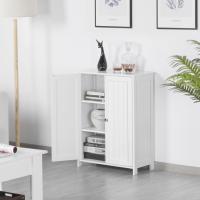 baño Independiente Armario de Almacenamiento con Puerta Doble y Estante Ajustable baño Sala - details 3