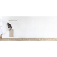 LucyBalu.. ®   Juego de 3 escaleras para gatos trepadores para paredes interiores y exteriores |   Parque infantil de pared para gatos hasta 7 kg. |   Pasos para fijar en la pared. - details 0