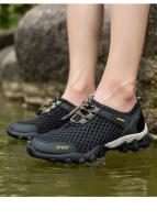 Zapatos deportivos de malla de verano para hombre, zapatos antideslizantes ligeros y transpirables a la moda para montañismo, zapatos informales para correr y viajes al aire libre - details 9