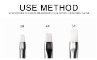 Pincel de Arte de Uñas KADS para Extensión de Gel UV Plano y Maniato DIY con Mango de Estrás Herramienta de Manicura - details 2