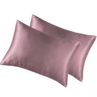 Fundas de almohada de refrigeración de satén, fundas de almohada de Color sólido con diseño de sobre para dormitorio, uso en verano - details 3