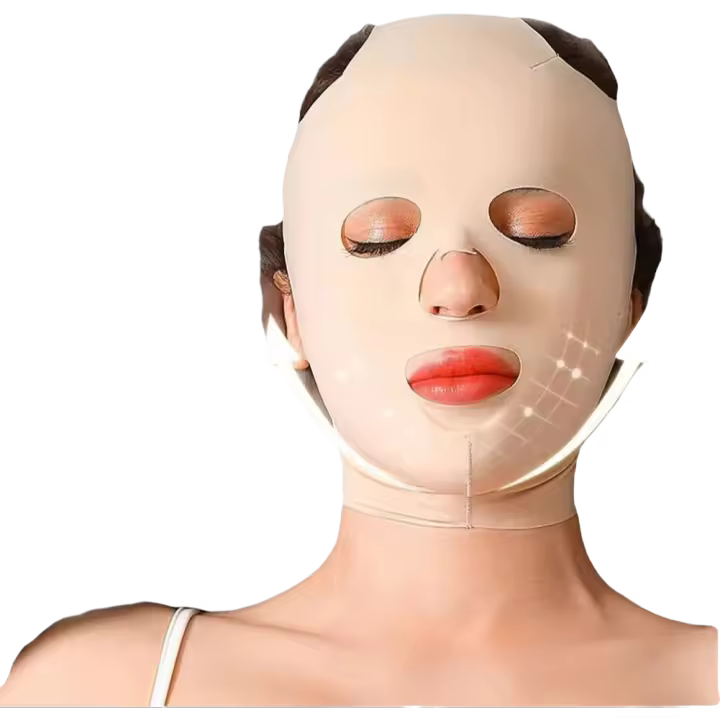 El levantamiento reutilizable 3D vende adelgazamiento, moldeador en V, estiramiento completo, mascarilla facial delgada, cuidado de la piel de belleza, mejillas antiarrugas para dormir - 1