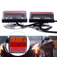 Juego de 2 luces LED traseras con imanes, luz trasera de 12 V para remolque de coche, luces traseras, juego de iluminación LED para remolque, Cable de 7 m, IP68 - details 0