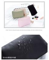 Bolsa de cosméticos de estilo coreano para mujer, bolsa de aseo impermeable, organizador de maquillaje, novedad de 2024 - details 4