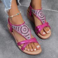Sandalias de tacón de cuña a la moda de verano para mujer - details 2