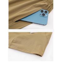 Pantalones Cortos Elásticos Sueltos de Verano 2024 para Hombres Moda Sólida Alta Calidad Transpirables para Correr Exterior Casuales - details 6