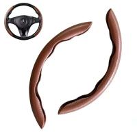 Protector antideslizante para volante de coche, fibra de carbono, accesorios de interior de coche, 2/3 piezas. - details 11