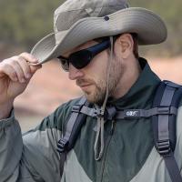 Sombrero de pescador de malla de nailon informal, gorra de senderismo portátil con protección UV de secado rápido, sombrero de cubo plegable suave impermeable para hombre y mujer - details 4