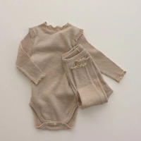 HiPapa Conjunto de Ropa para Bebé Niños y Niñas de Algodón Suave con Manga Larga para Primavera/Otoño - details 1