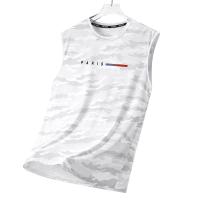 Verano de los hombres 2025 nuevo secado rápido T hielo fresco tejido deportes manga corta cuello redondo correr fitness T. - details 5