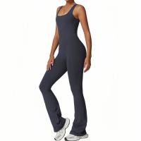 Mono de Yoga ajustado para mujer, Adelgazante y adelgazante, con un traje de Yoga y Fitness integrado ligeramente acampanado - details 5