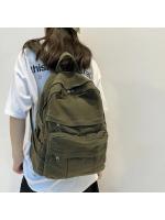 Mochila de Lona Vintage para Mujer Nueva Moda Escolar Bolsa de Laptop para Viajes - details 8