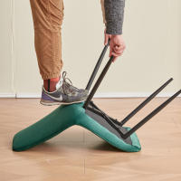 EGOONM, un juego de 4 sillas de comedor de terciopelo, patas de Metal, silla moderna y cómoda para cocina, dormitorio, sala de estar, muebles para el hogar - details 19