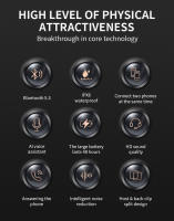 Auriculares inalámbricos para casco de motocicleta, audífonos impermeables con Bluetooth 5,3, manos libres, Kit de teléfono, reproductor de música MP3, altavoz para Moto - details 1