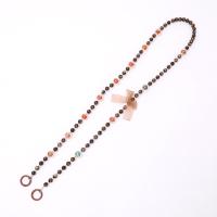Correa cruzada para teléfono con cuentas, lazo, oso, cordón para teléfono móvil, antipérdida, correas para el cuello, funda para teléfono colgante - details 4