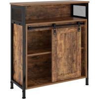Aparador, Armario de Cocina Auxiliar Con Puerta Corredera, Para Cocina, Salón, Estudio, Estilo Industrial, 70 x 30 x 80 cm - details 8