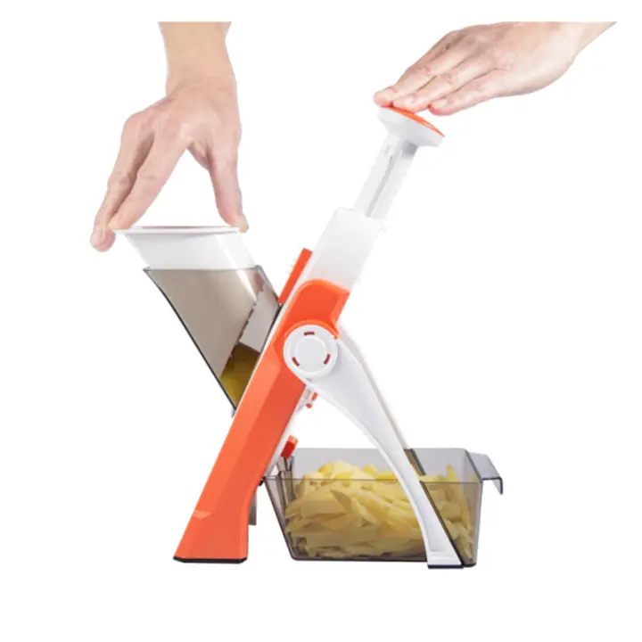 Cortador de Verduras Mandoa Cortador de Frutas Frituras Perfectas Juntas de Cocina y Dining - 1