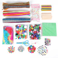 Juego de Manualidades DIY para Niños, Caja Ajustable y Portátil, Incluye Palitos de Chenilla Coloridos y brillantes, más de 1500 Piezas - details 3