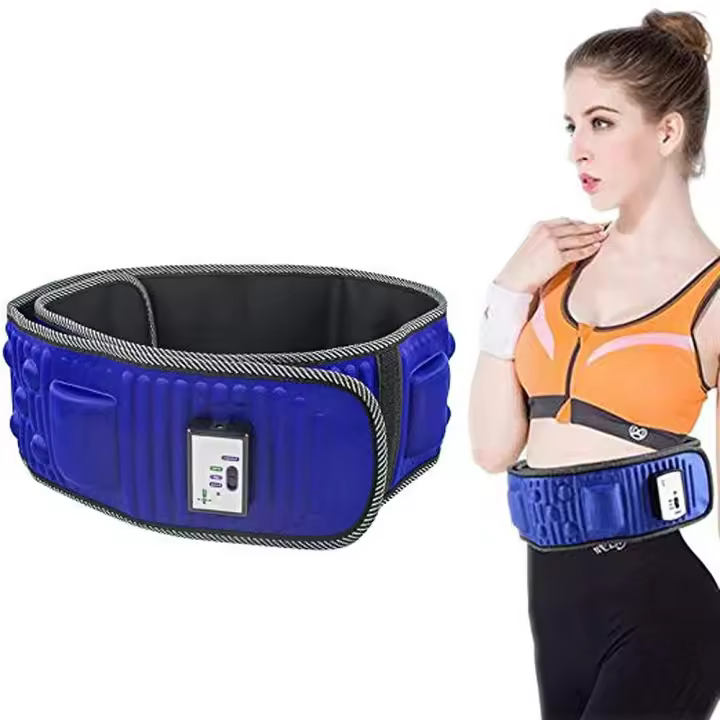 Slimming Belt X5 Times  Electric Vibration Fitness Massager Machine Lose Weight Burning Fat Abdominal Muscle Stimulator For Hip - 1
