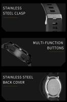 SMAEL, relojes digitales a la moda para hombre, relojes de pulsera deportivos LED, reloj con fecha resistente al agua para hombre, cronómetro ligero, reloj militar para hombre - details 10
