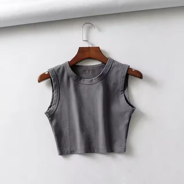 Chaleco deportivo para mujer Camisetas sin mangas cortas informales - 1