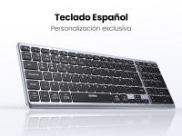 UGREEN Teclado Inalámbrico 2.4G Carcasa de Metal Compatible con PC, MacBook, MateBook, Teléfono - details 1