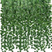 Guirnalda de Hiedra Artificial 24 Paquetes Plantas Colgantes para Decoración de Pared - details 7