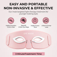 Máscara Facial de terapia de luz Led, equipo de belleza para uso doméstico, equipo de masaje ocular, máscara Ems con cable, máscara de ojos Ems para estiramiento Facial - details 3